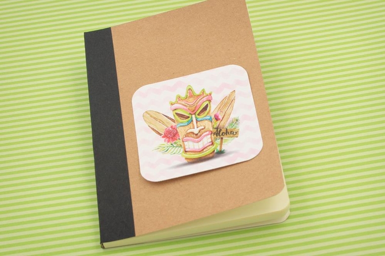 Étiquettes en papier carrées